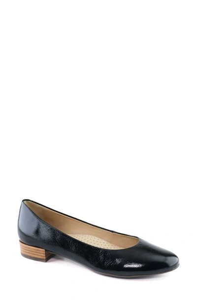 Marc Joseph New York Ferris Flat In Black Svelte Patent