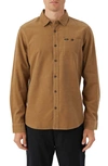 O'NEILL CARUSO SOLID CORDUROY BUTTON-UP SHIRT