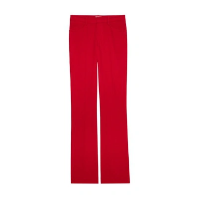 Zadig & Voltaire Zadig&voltaire Women's Japon Pistol Flared Low-rise Woven Trousers