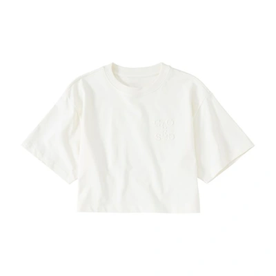 Closed Logo T-shirt In Ivory