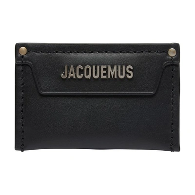 Jacquemus The Meunier Card-holder In Black
