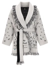 Alanui Bandana Cashmere Jacquard Cardigan