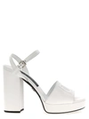 Dolce & Gabbana 85mm Keira Leather High Heel Sandals