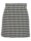 ROBERTO CAVALLI MINI SKIRT SKIRTS WHITE/BLACK