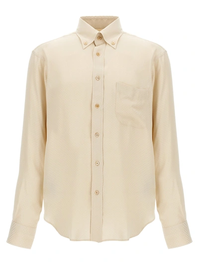 Tom Ford Polka Dot Shirt Shirt, Blouse White