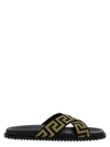 Versace Logo-print Open-toe Slides