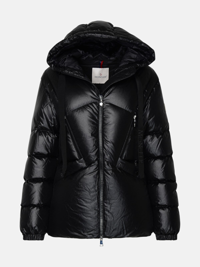 Moncler Kids' Seine Down Jacket In Black Nylon