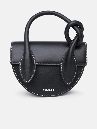 Yuzefi Borsa Pretzel Mini In Black