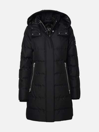 Moose Knuckles Berland Padded Parka Coat In Black