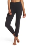 Beyond Yoga Spacedye Caught In The Midi High Waisted Legging In Jet Black