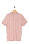 Allsaints Vidal Polo Shirt In Pink