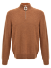 JW ANDERSON HALF ZIP MAXI PULLER SWEATER