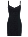 Dolce & Gabbana A Dress With A Girdle And Breast. In Black