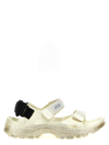 Lanvin X Suicoke Curb Laces Slippers In Gold