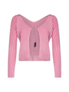 Jacquemus La Maille Pralù Ribbed Cardigan In Pink 2