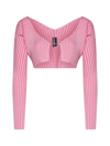Jacquemus Cardigan In Pink