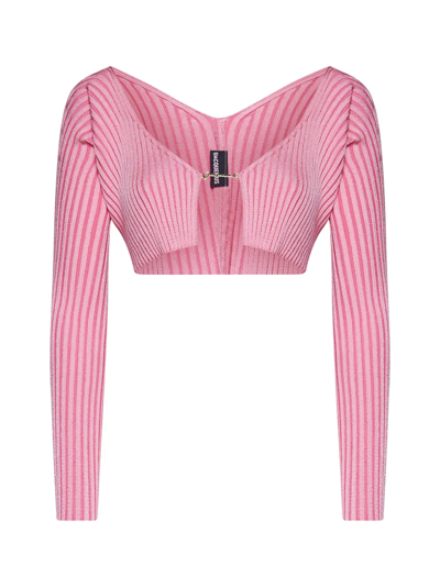 Jacquemus Cardigan In Pink 2