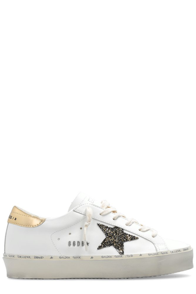 Golden Goose Deluxe Brand Star Embellished Low In White