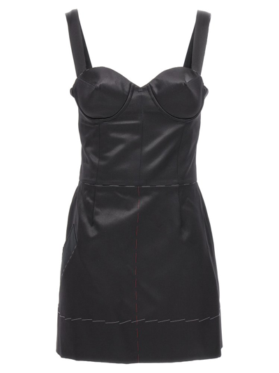 MAISON MARGIELA MAISON MARGIELA CONTRAST STITCH CORSET DRESS