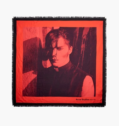 Acne Studios Scarf In Red