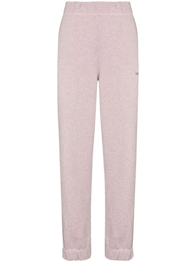 Ganni Trousers In Pale Lilac
