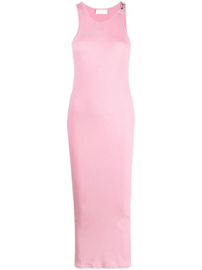 Marcia Bijou Long Tank-top Dress In Pink