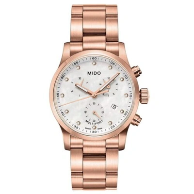 Pre-owned Mido Women's M0052173311600 Multifort 35mm Quartz Watch
