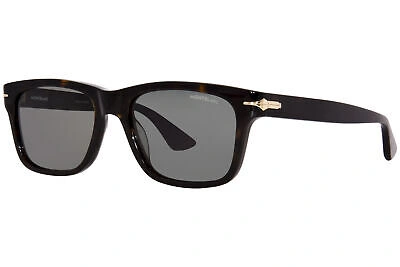 Pre-owned Montblanc Mont Blanc Mb0263s 002 Sunglasses Men's Havana/green Rectangle Shape 54mm