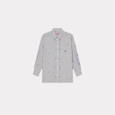 Kenzo Boke Flower Shirt In Grey