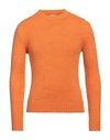 Stilosophy Man Sweater Orange Size L Acrylic, Wool, Polyamide, Elastane