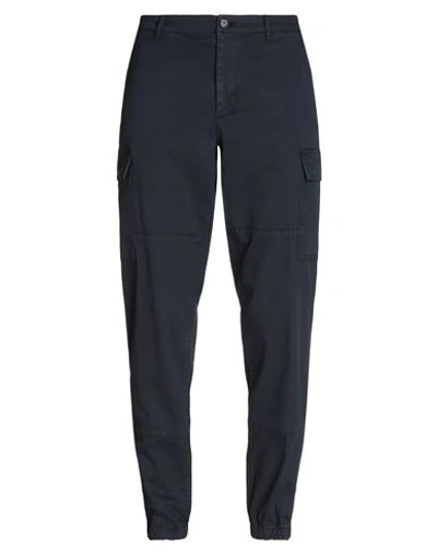 TOMMY HILFIGER TOMMY HILFIGER MAN PANTS MIDNIGHT BLUE SIZE 35W-32L COTTON, ELASTANE