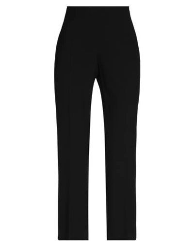 Max & Co . Woman Pants Black Size 8 Polyester, Viscose, Cotton, Elastane