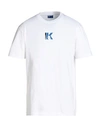 Karl Lagerfeld Jeans Klj Regular K-logo Sslv Tee Man T-shirt White Size L Cotton