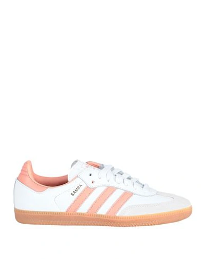 Adidas Originals Samba Og W Woman Sneakers White Size 7.5 Soft Leather In White  Wonder Clay  & Crystal White