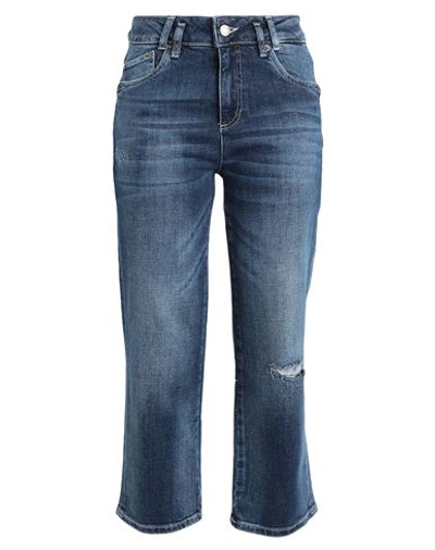 Max & Co . Woman Jeans Blue Size 30 Cotton, Elastane