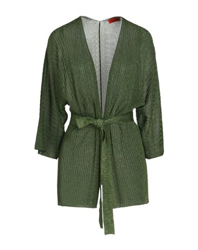 Max & Co . Woman Cardigan Green Size S Viscose, Metallic Fiber, Polyamide