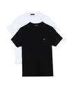 Emporio Armani Man Undershirt Black Size L Cotton, Elastane