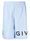 GIVENCHY LOGO-PRINT SWIM SHORTS