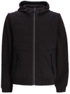 PS BY PAUL SMITH MIXED MEDIA HOODED JACKET