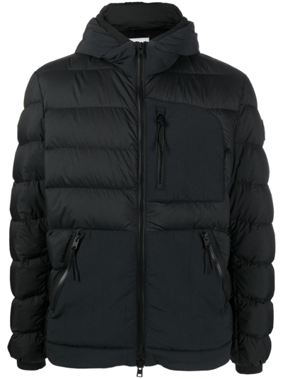 Woolrich Long-sleeve Padded Jacket In Black