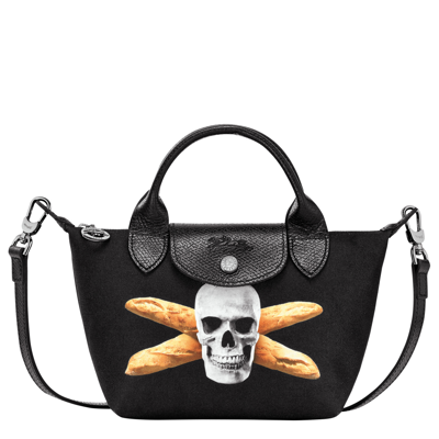 Longchamp Handbag Xs  X Toiletpaper In Black
