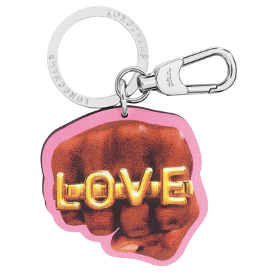 Longchamp Key Rings  X Toiletpaper In Pink