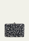 JUDITH LEIBER SLIM SLIDE ZODIAC SIGN CONSTELLATIONS CLUTCH WITH REMOVABLE CHAIN STRAP