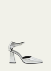 PROENZA SCHOULER QUAD METALLIC SQUARE-TOE PUMPS