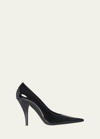 The Row Lana Patent Stiletto Pumps In Black