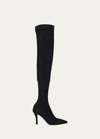 THE ROW ANNETTE SUEDE OVER-THE-KNEE BOOTS