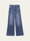 Frame Le Slim Palazzo Jeans In Drizzle