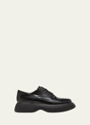 3.1 Phillip Lim Mercer Leather Lace-up Loafers In Black
