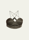 ALEX PERRY CUPPED SWEETHEART BRA TOP