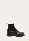 JACQUEMUS LES CHELSEA PAVANE LEATHER BOOTIES